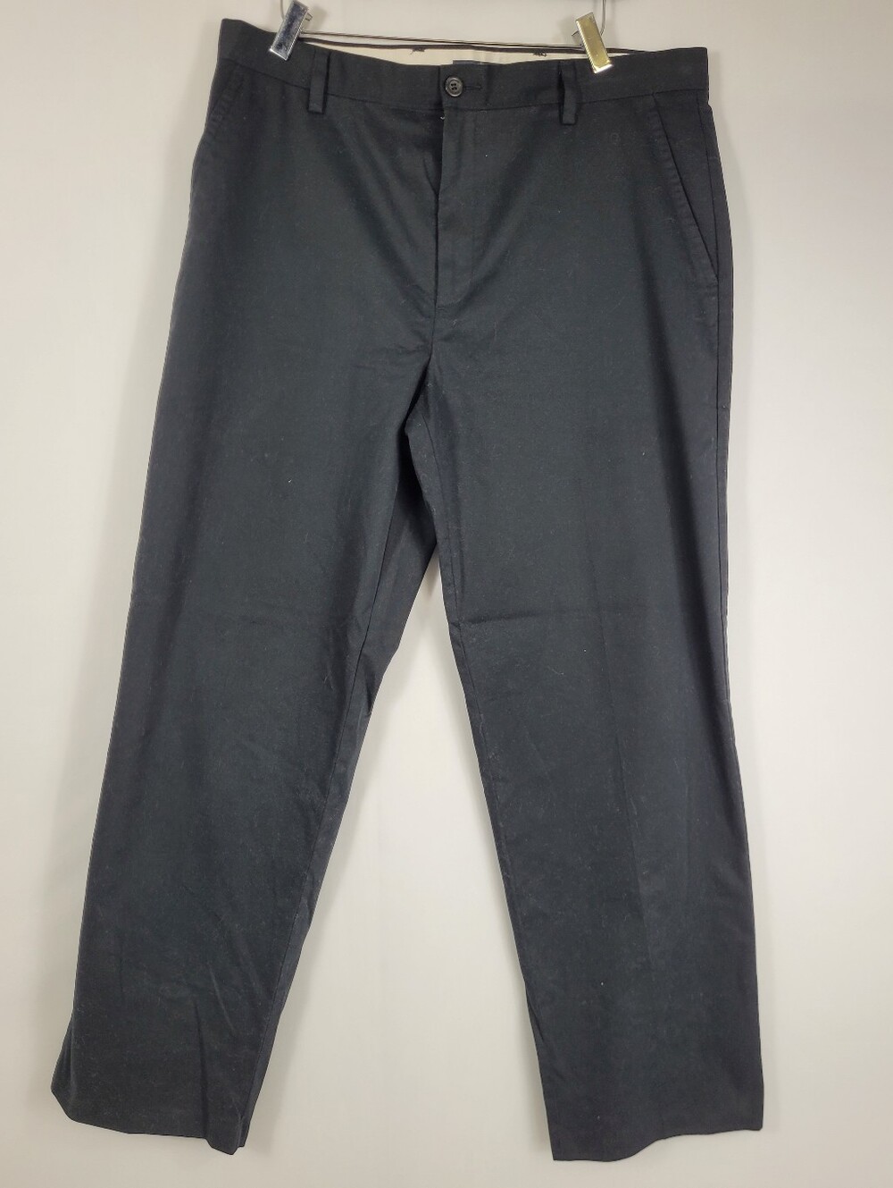Dockers Men's Black Pants with Orange Trim